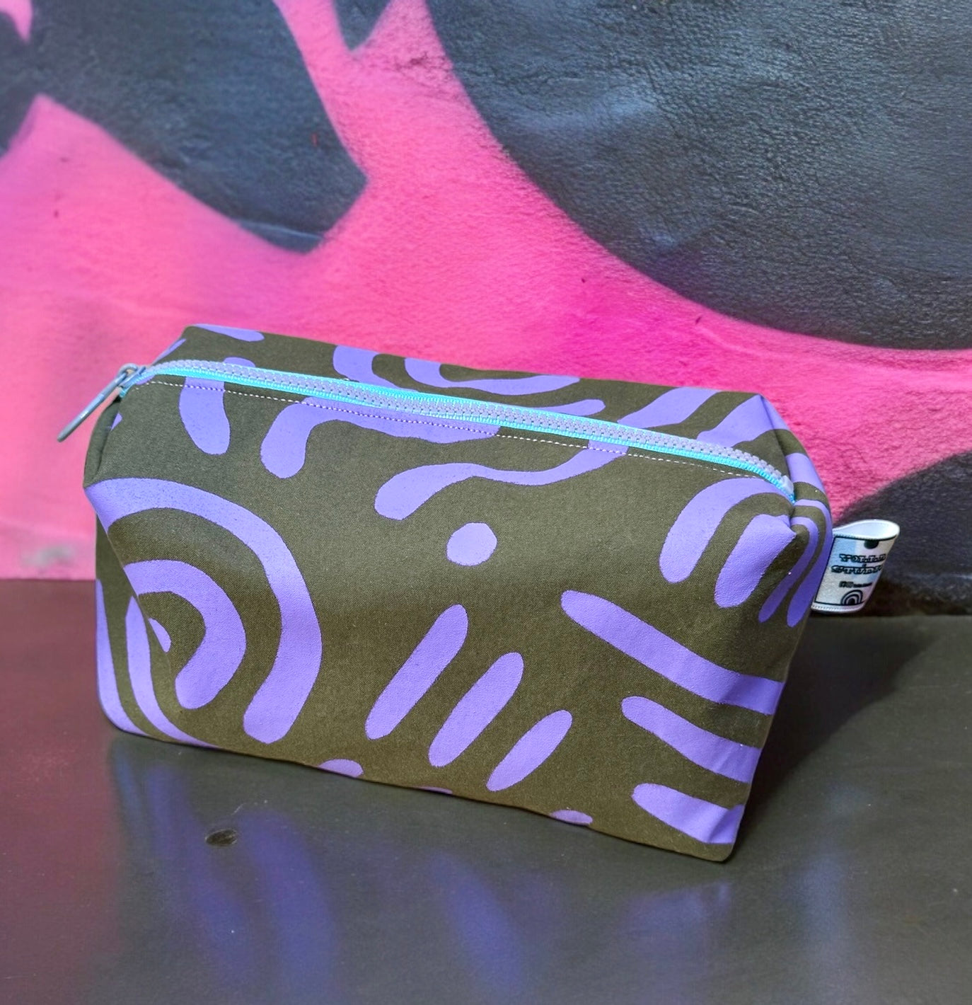 Versatile Boxy Pouch for Travel & Accessories | Travel Bag | Abstract Print Pouch