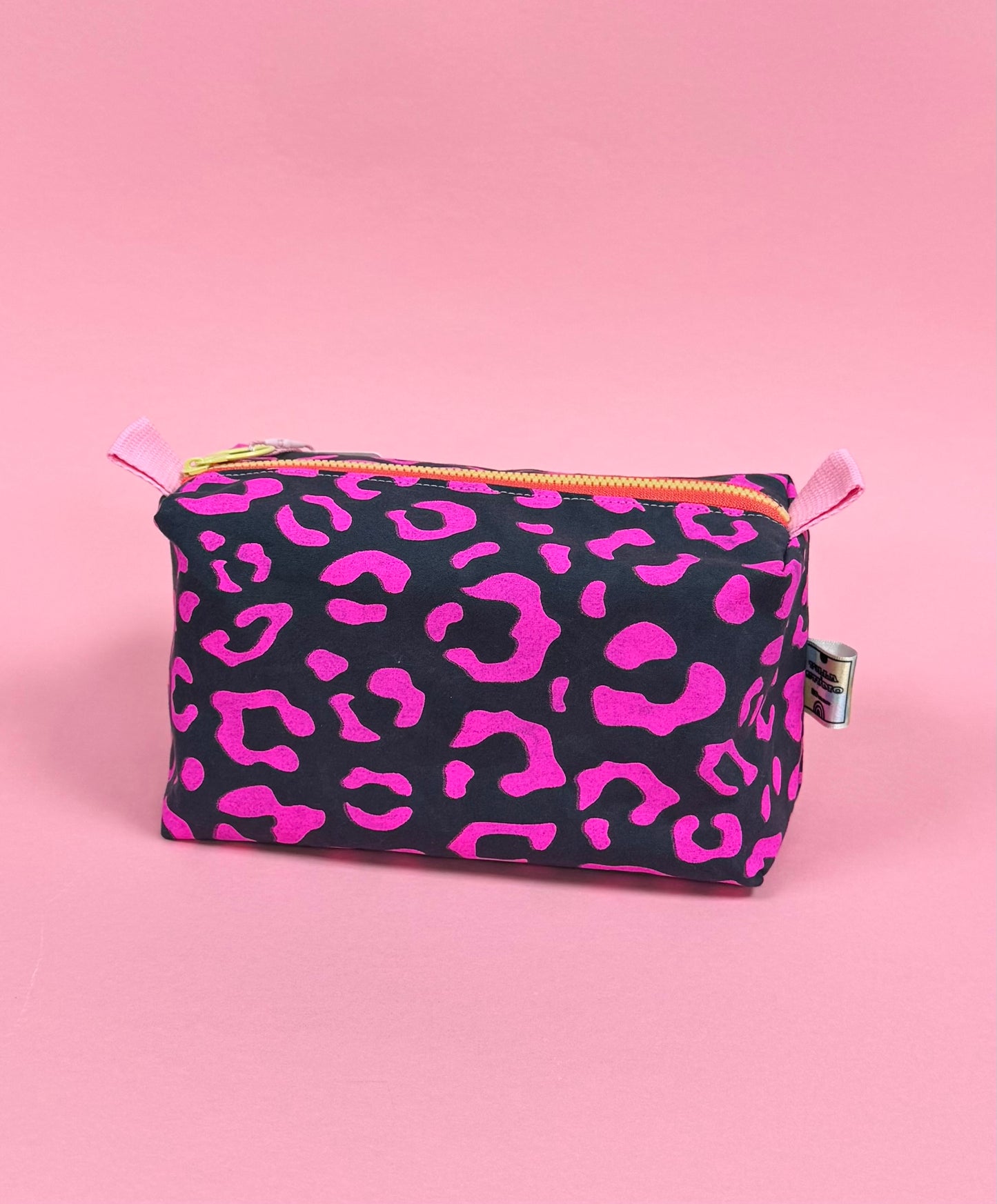 Versatile Boxy Pouch for Travel & Accessories | Travel Bag | Leopard Print Pouch