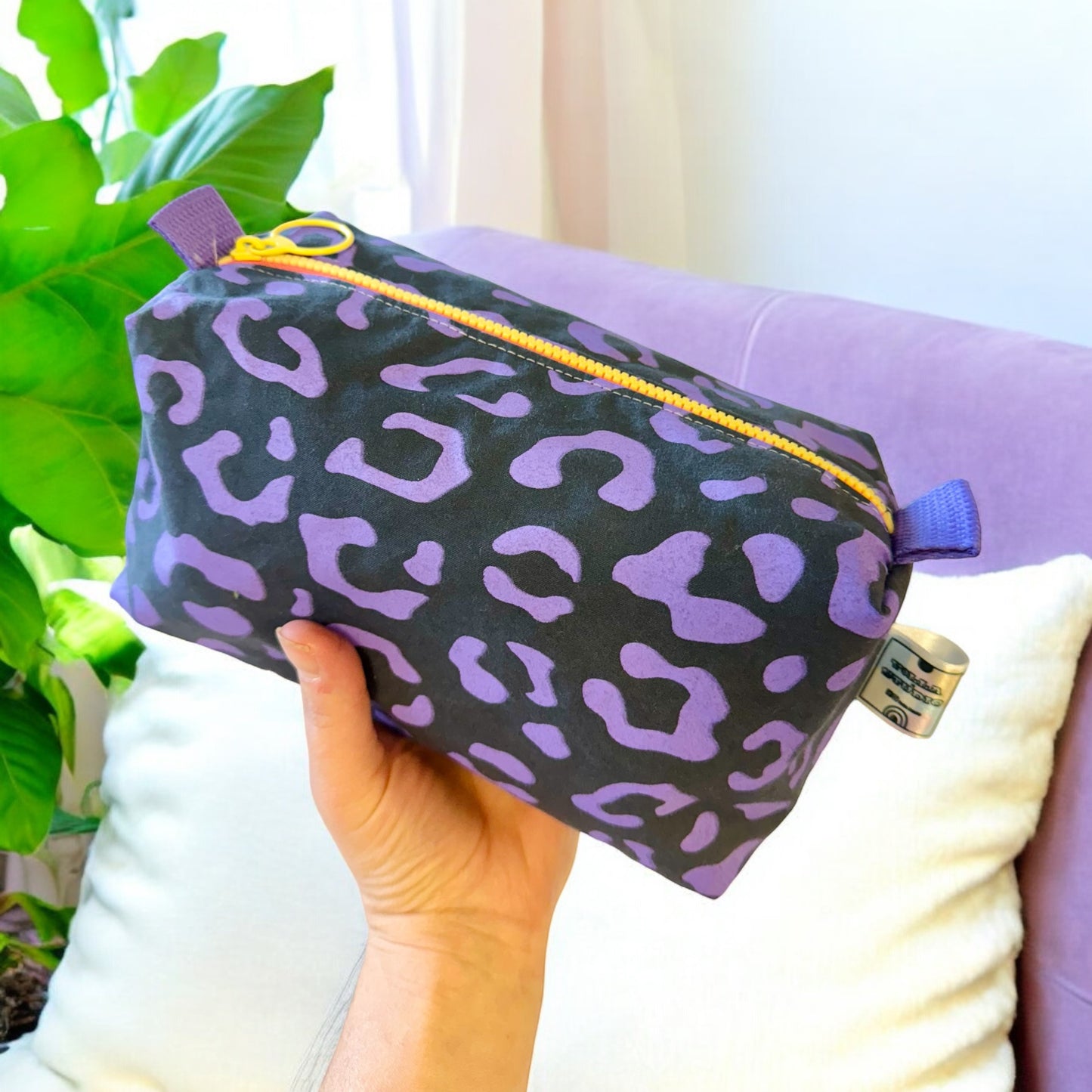 Versatile Boxy Pouch for Travel & Accessories | Travel Bag | Leopard Print Pouch