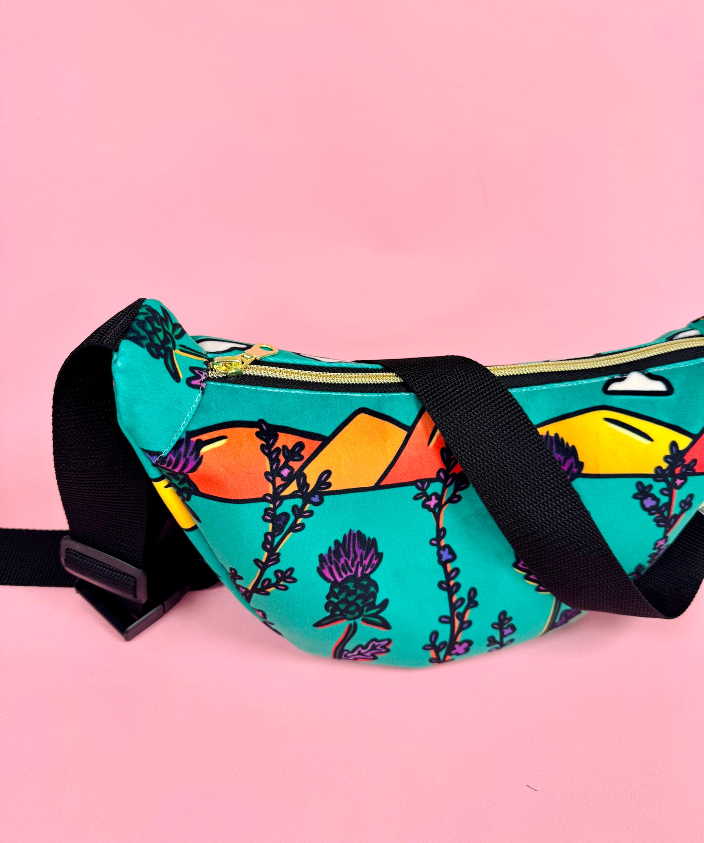 Thistle and Heather Sling Bag |Stylish Everyday Companion