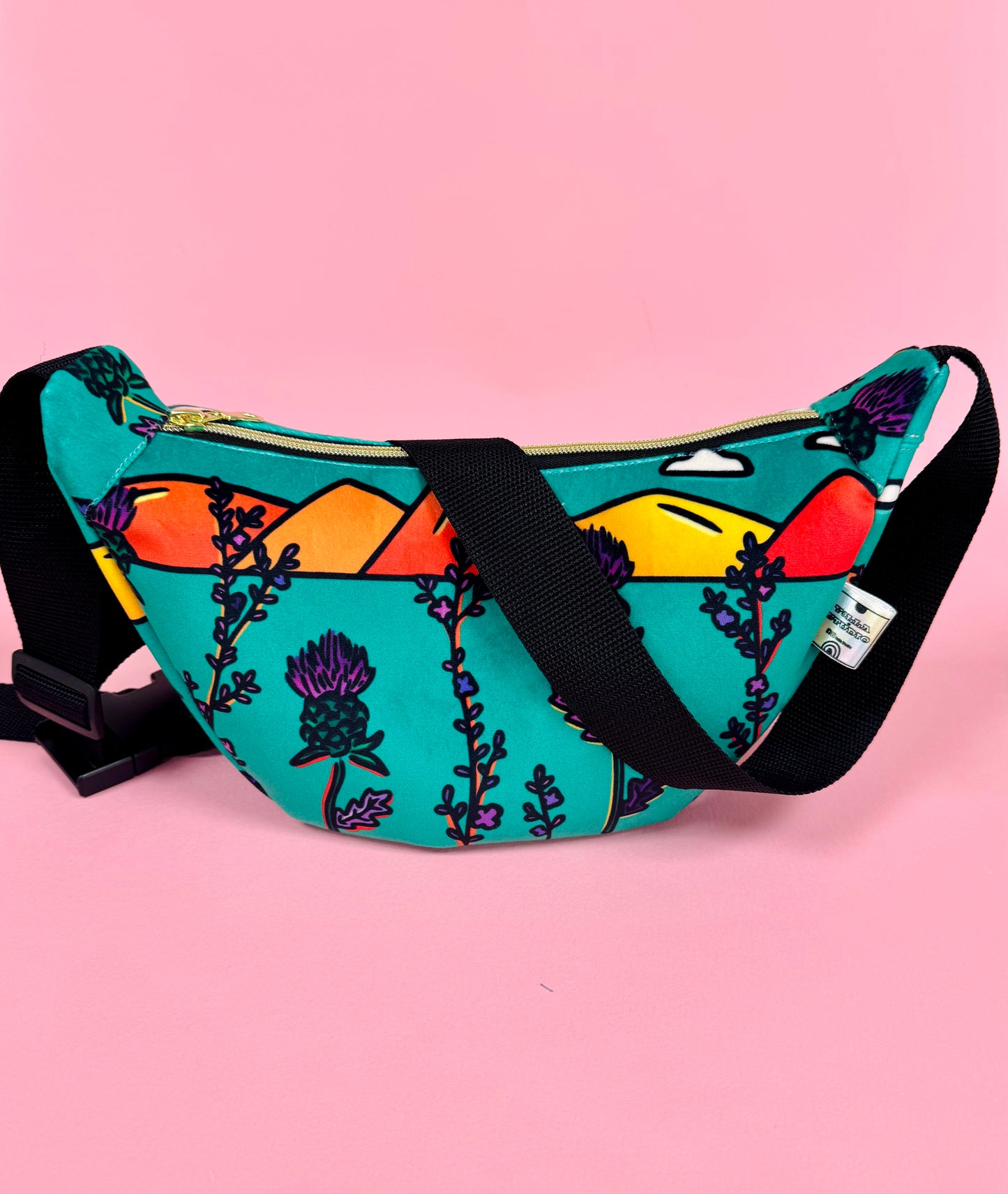Thistle and Heather Sling Bag |Stylish Everyday Companion