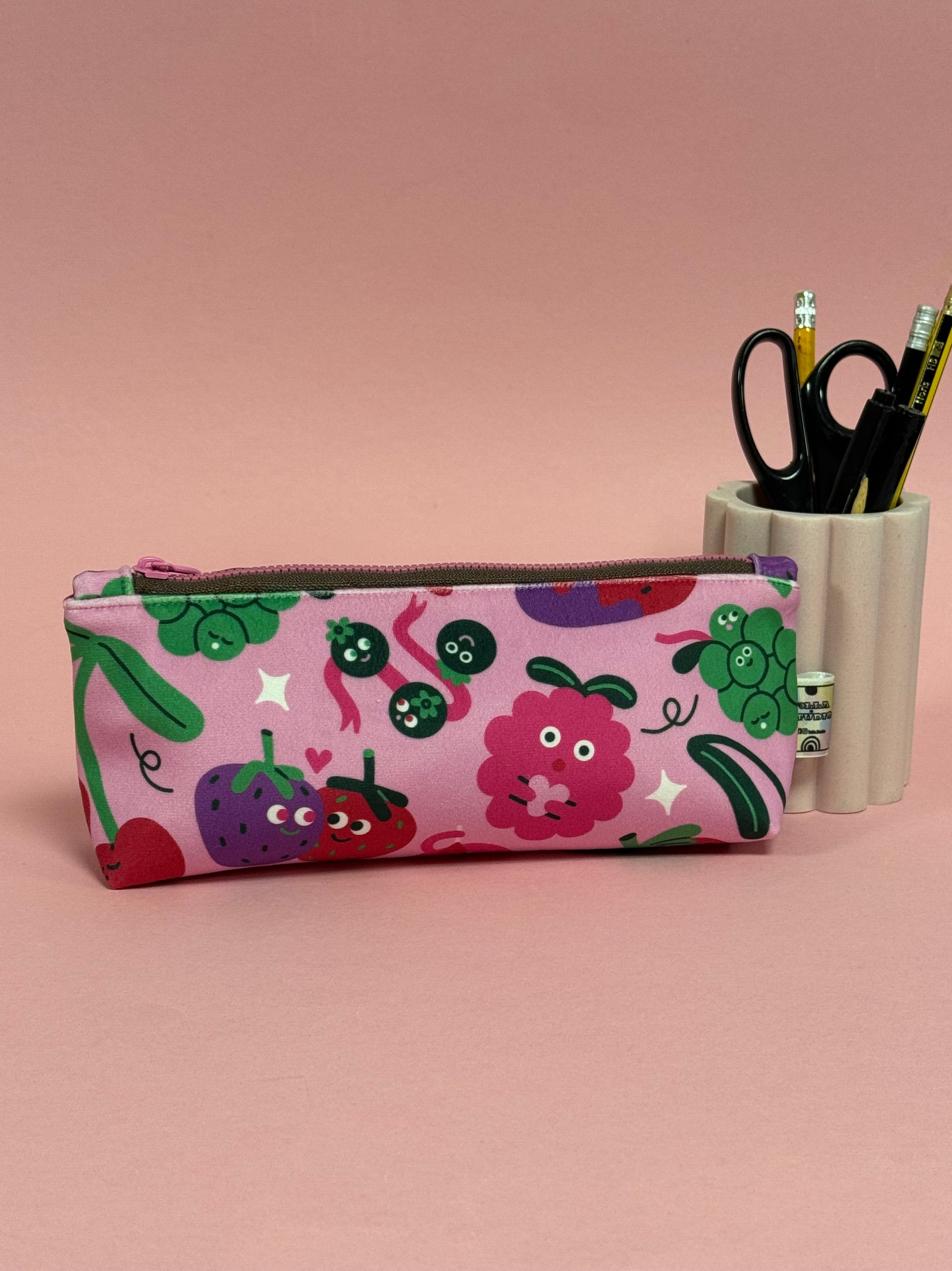 Slim Velvet Makeup & Pencil Case - Artist Edition Valentine’s Gift