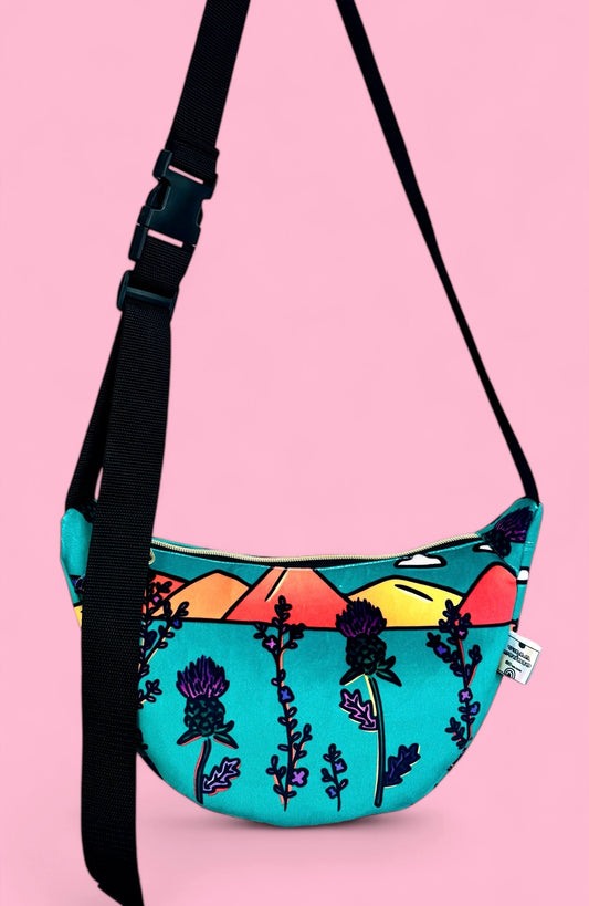 Thistle and Heather Sling Bag |Stylish Everyday Companion