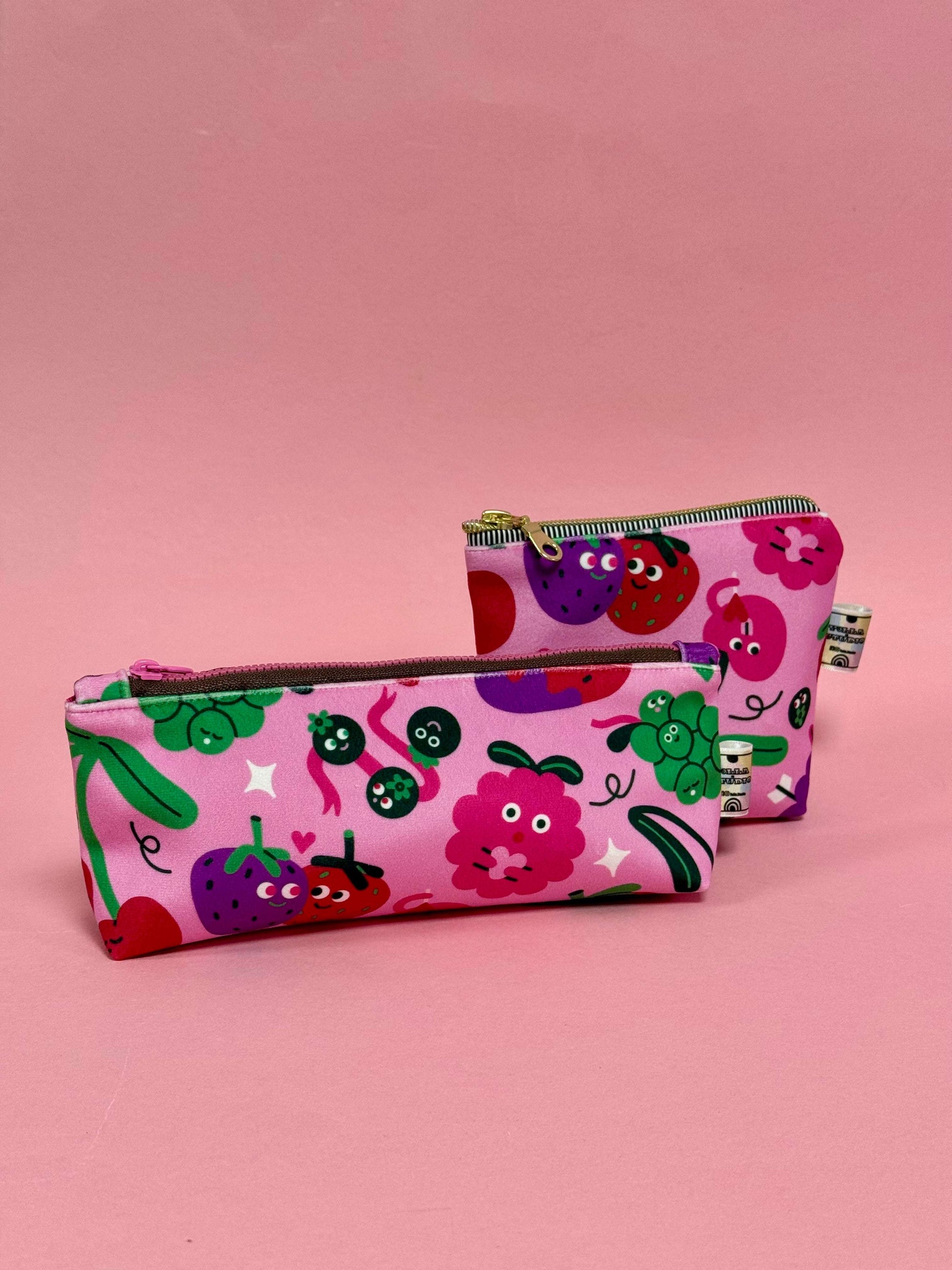 Slim Velvet Makeup & Pencil Case - Artist Edition