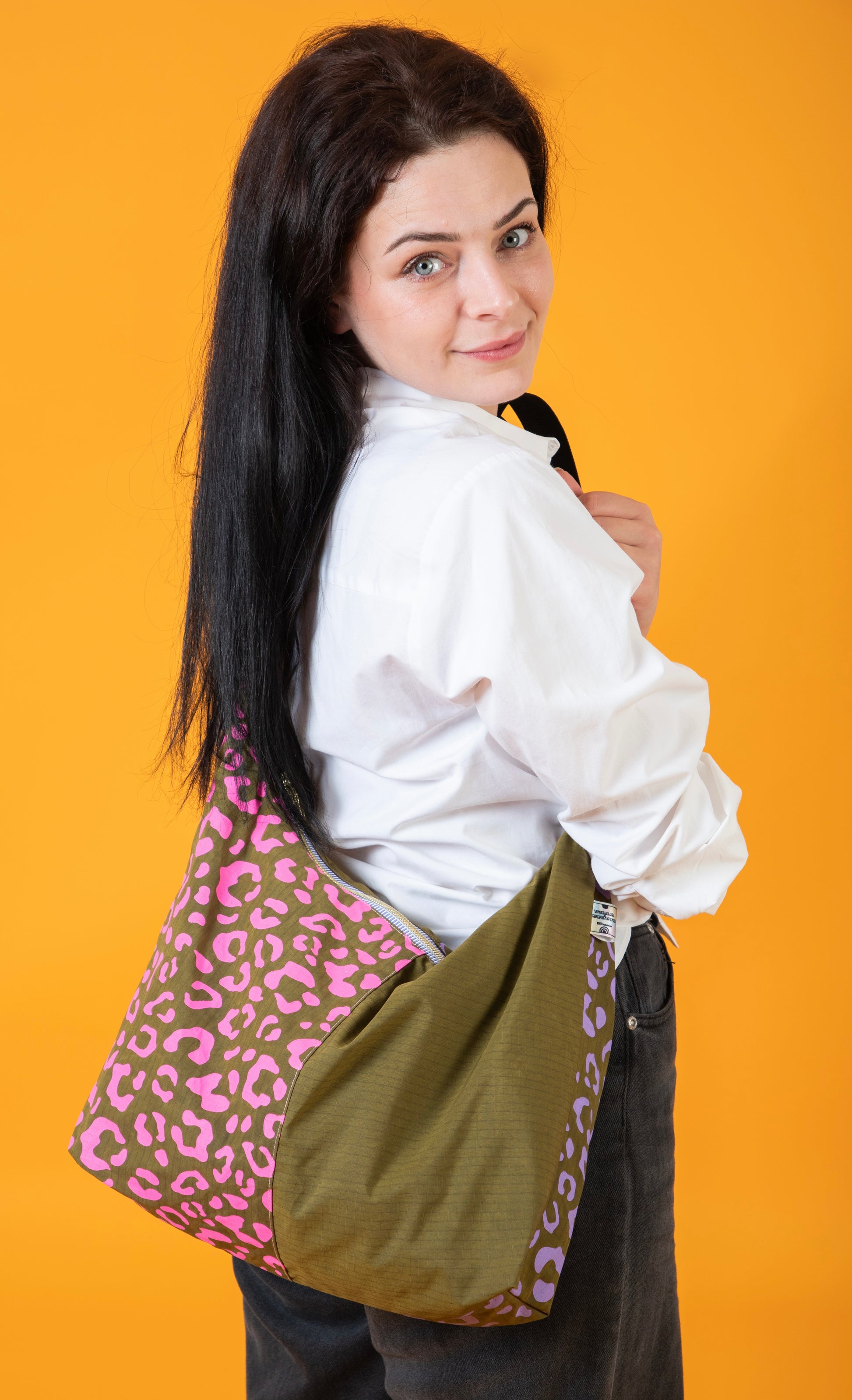 Leopard Print Shopper bag, Slouchy bag, Shoulder bag,Crossbody bag