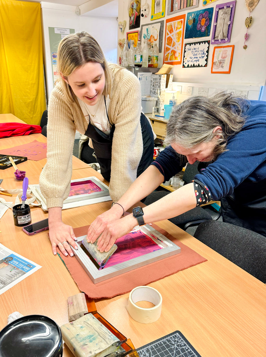 Screen Print Your Own Tshirt Workshop February 7th