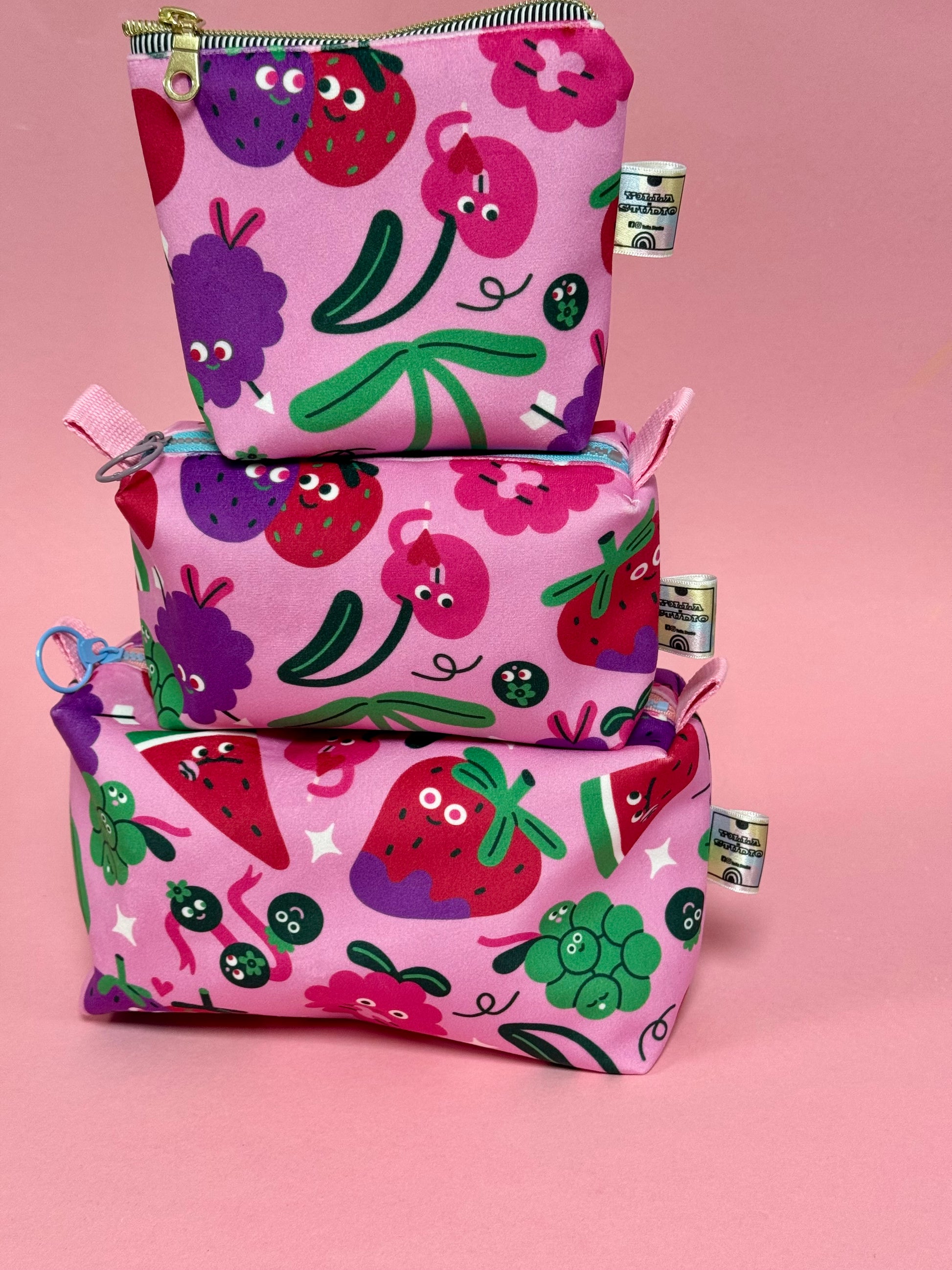 Luxury Velvet Boxy Pouch - Lauren Morsley Valentine’s Edition