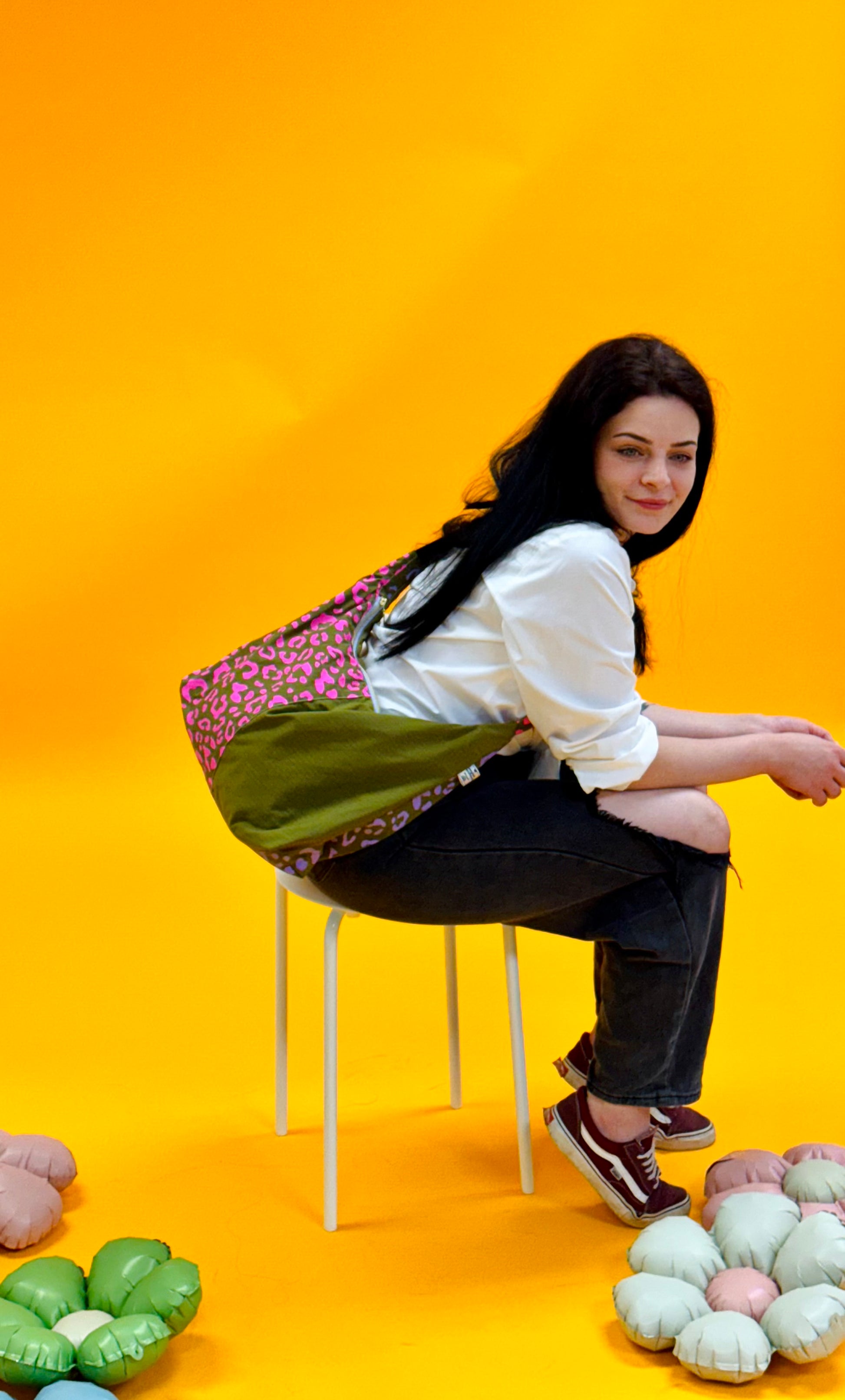 Leopard Print Shopper bag, Slouchy bag, Shoulder bag,Crossbody bag