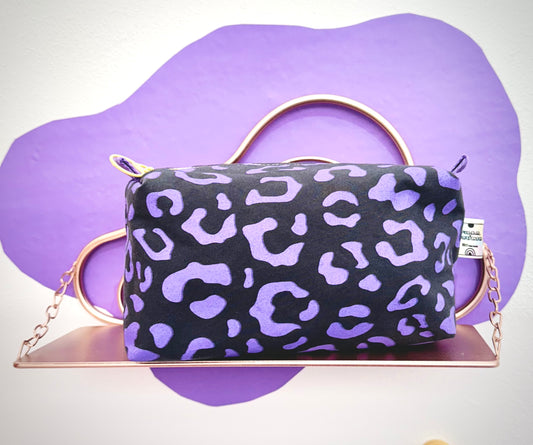 Versatile Boxy Pouch for Travel & Accessories | Travel Bag | Leopard Print Pouch