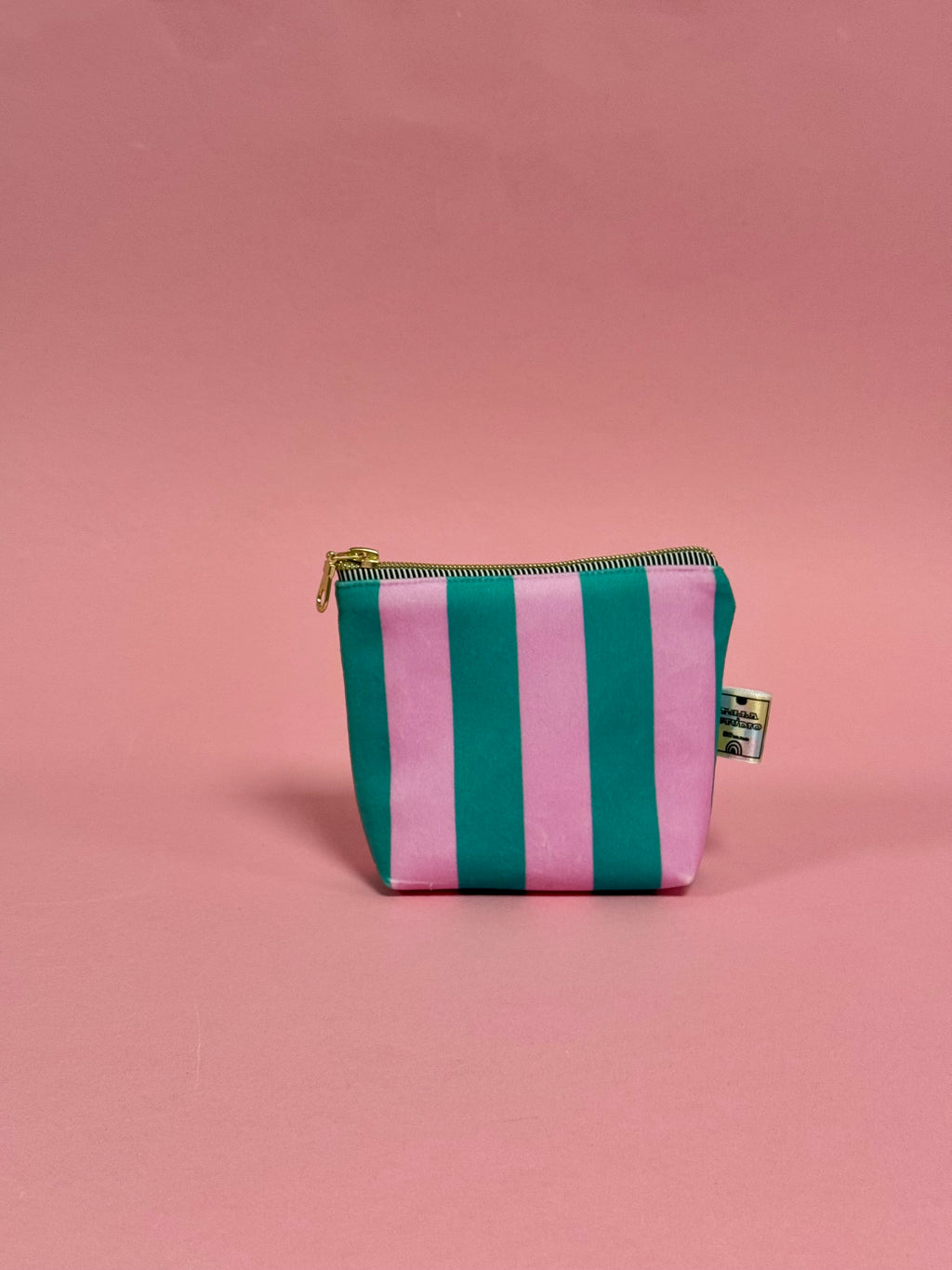 Mini Striped Velvet Purse