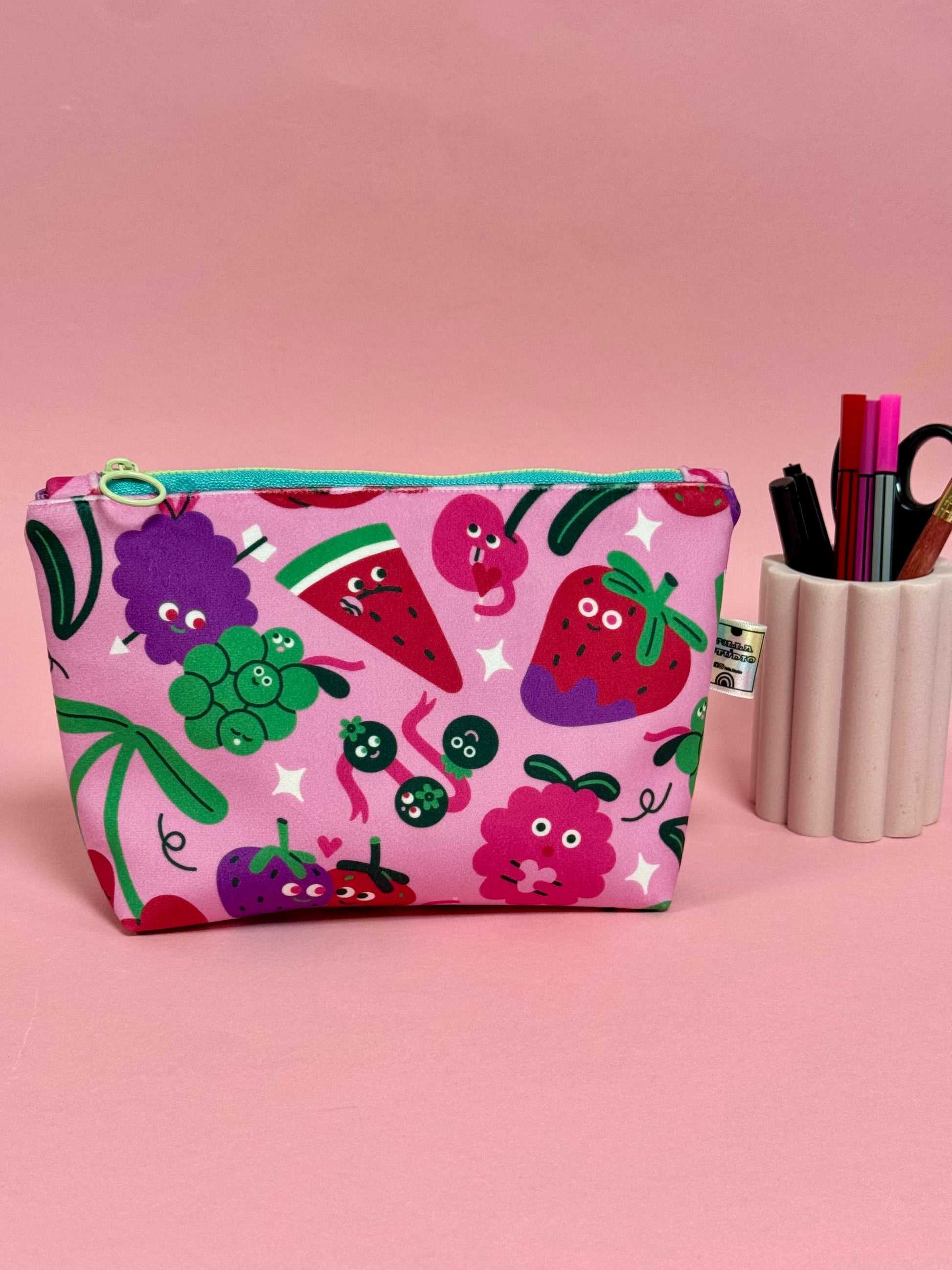 Luxury Velvet Makeup Bag - Lauren Morsley Valentine’s Edition