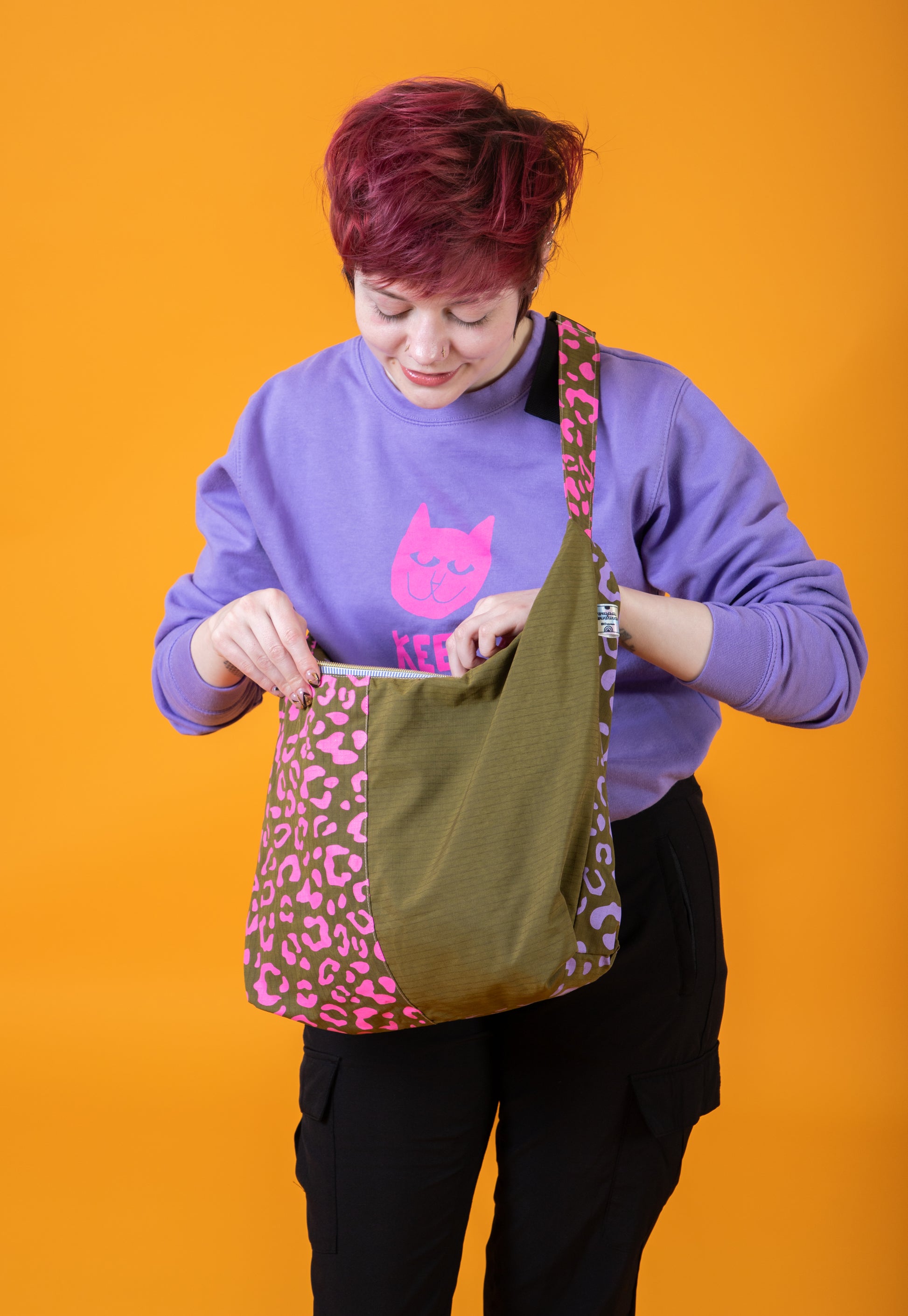 Leopard Print Shopper bag, Slouchy bag, Shoulder bag,Crossbody bag