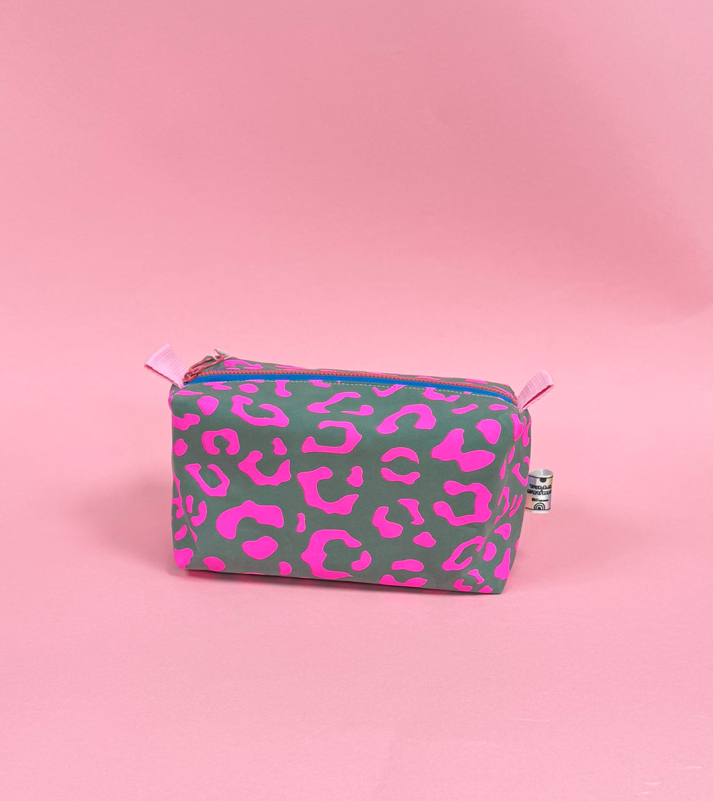 Versatile Boxy Pouch for Travel & Accessories | Travel Bag | Leopard Print Pouch