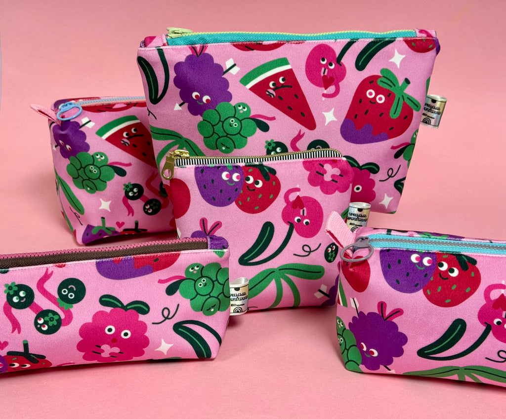 Luxury Velvet Makeup Bag - Lauren Morsley Valentine’s Edition